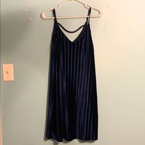 Navy Velvet Dress - NEW with tags!!